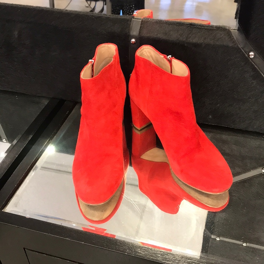 Loeffler Randall red bootie